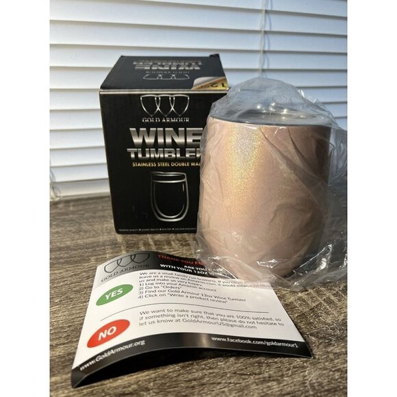 Unbranded Other - Wine Stainless Steel Tumbler 12oz Sip Lid Vacuum Double Wall Insulated
